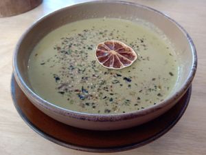 Coconut basil soup at GYS - Voorstraat in Utrecht