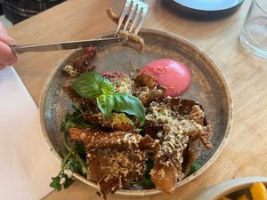 oyster mushrooms  at GYS - Voorstraat in Utrecht