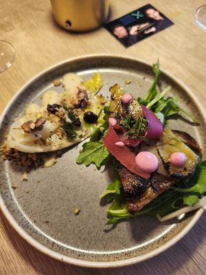 Aardappel taart, witlofsalade at GYS - Voorstraat in Utrecht