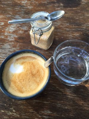 Coconut cappuccino at GYS - Voorstraat in Utrecht