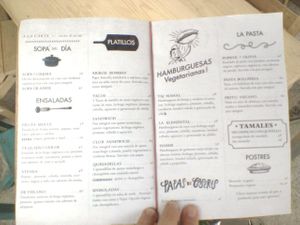 Carta, Platillos at Naturalissimo - Guadalupe in San Cristobal De Las Casas