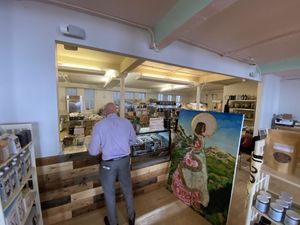 Front desk where you place your order   at Good Eden in New Orleans