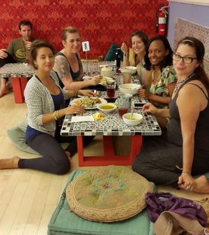 Comfortable seating at Good Eden in New Orleans