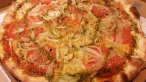 vegan pizza at Vegan Pizza in Warsaw