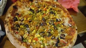 The Mexican Pizza at Vegan Pizza in Warsaw