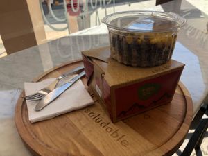 Vegan lunch: picada and chop suey  at Marcopolo Freelife in Ushuaia