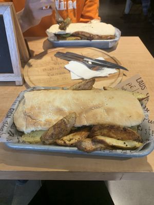 Sanduíche muito gostoso! Uma refeição, vem muito.  at Marcopolo Freelife in Ushuaia