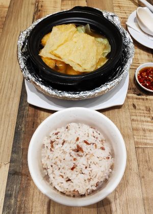 Wednesday Soup Special: Bah Kut Teh Soup with Rice at Nature Cafe 自然疏食 - The Aperia in Central Singapore