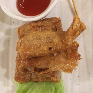 Fried wu Xiang at Nature Cafe 自然疏食 - The Aperia in Central Singapore