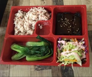 bento set at Nature Cafe 自然疏食 - The Aperia in Central Singapore