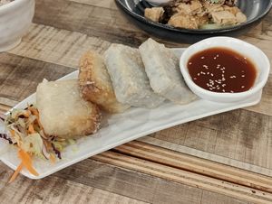 Fried carrot cake at Nature Cafe 自然疏食 - The Aperia in Central Singapore