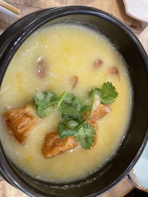  Heartwarming pumpkin porridge   at Nature Cafe 自然疏食 - The Aperia in Central Singapore