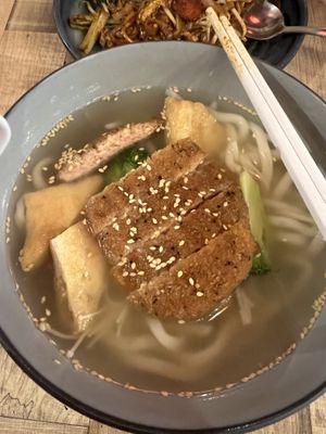Udon no chilli 8/10  at Nature Cafe 自然疏食 - The Aperia in Central Singapore