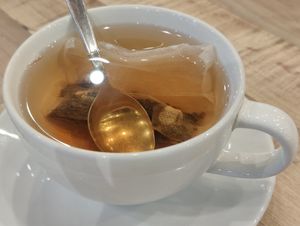 Hot Earl Grey Tea 伯爵茶 at Nature Cafe 自然疏食 - The Aperia in Central Singapore