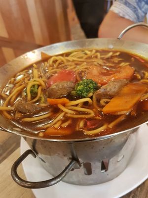 'Beef' noodles at Nature Cafe 自然疏食 - The Aperia in Central Singapore