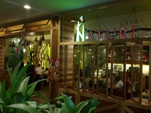Exterior of restaurant at Nature Cafe 自然疏食 - The Aperia in Central Singapore