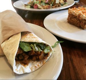 mexi-melt wrap at Veggie Grill by Next Level in Pasadena