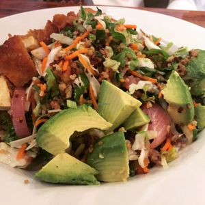 crispy grains and greens bowl at Veggie Grill by Next Level in Pasadena
