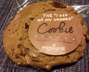 chocolate chip cookie with walnuts  at Veggie Grill by Next Level in Pasadena