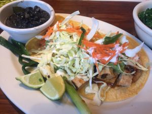 Tinga Tacos  at Veggie Grill by Next Level in Pasadena