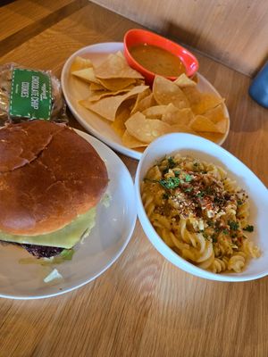 Beyond cheeseburger, chocolate chip cookies, chips & cheese, mac n cheese at Veggie Grill by Next Level in Pasadena