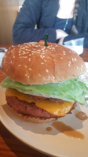 Beyond burger at Veggie Grill by Next Level in Pasadena