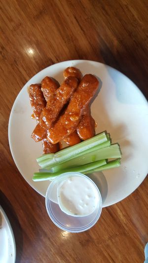 Buffalo wings vegan at Veggie Grill by Next Level in Pasadena
