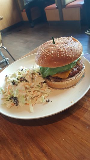 Beyond burger at Veggie Grill by Next Level in Pasadena
