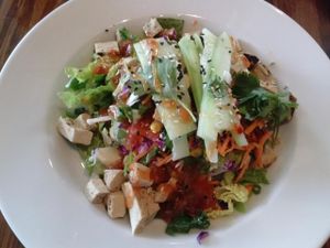 Thai Chick'n salad at Veggie Grill by Next Level in Pasadena