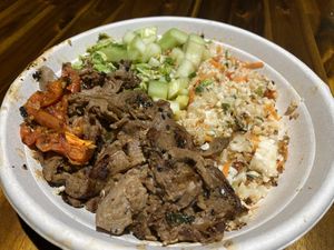 Bulgogi beef bowl at Veggie Grill by Next Level in Pasadena