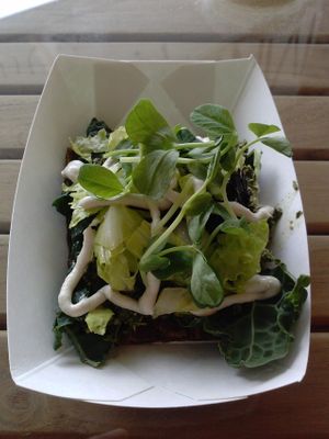 pizza at Easy Living Foods in Novato