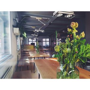 The decor is beautiful and peaceful at ONDA in Helsinki