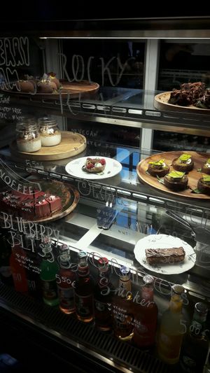 these cakes are vegan at ONDA in Helsinki