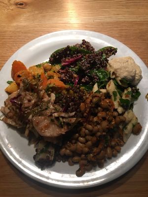 From the salad buffet at ONDA in Helsinki