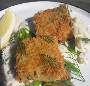 veggie "fish" at Onda  at ONDA in Helsinki