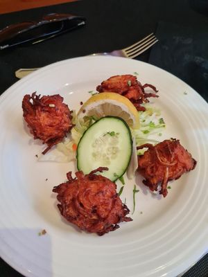 Onion bhaji at The Kathmandu in Torremolinos