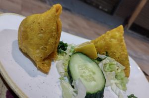 Vegan samosa 😋 at The Kathmandu in Torremolinos