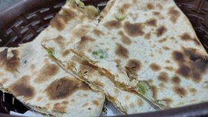 Stuffed paratha at The Kathmandu in Torremolinos