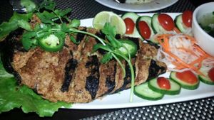 lemon grass fish at Au Lac - DTLA in Los Angeles