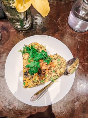 Curried Wild Rice   at Au Lac - DTLA in Los Angeles