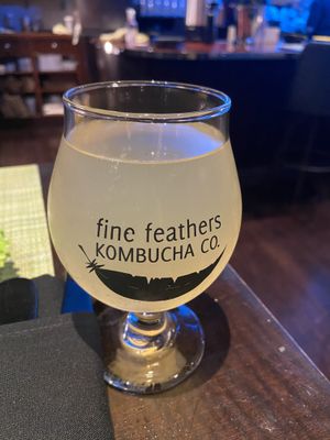Pear kombucha! Very tasty   at Au Lac - DTLA in Los Angeles