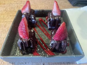 Chocolate coconut dessert   at Au Lac - DTLA in Los Angeles