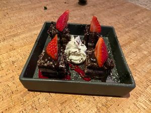 Chocolate Cake at Au Lac - DTLA in Los Angeles