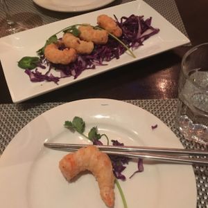 vegan shrip!! at Au Lac - DTLA in Los Angeles