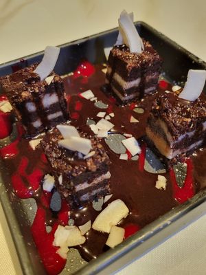 Chocolate cake 😋😋😋 at Au Lac - DTLA in Los Angeles