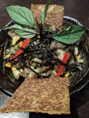 Small pyramid rice at Au Lac - DTLA in Los Angeles