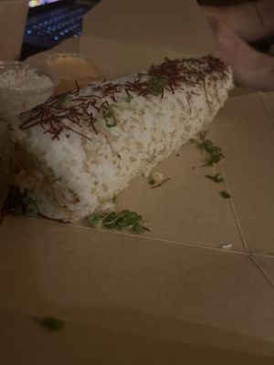 Sushi size of my forearm   at Au Lac - DTLA in Los Angeles