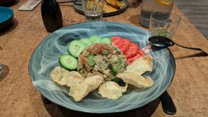 Green curry fried rice at Au Lac - DTLA in Los Angeles