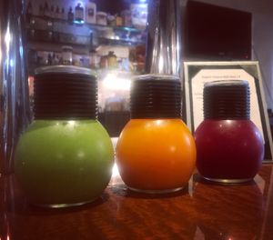 ?kale/lime/salt, ?grapefruit/ginger/carrot, ?watermelon/beet/mint and us ?  at Au Lac - DTLA in Los Angeles