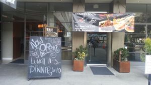 outside at Au Lac - DTLA in Los Angeles